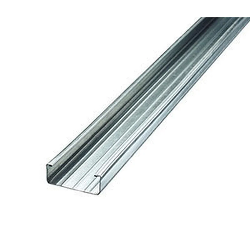 Galvanizado Light C Channel / Drywall Metal C Stud U Pistas de perfil / Perfil de acero Stud